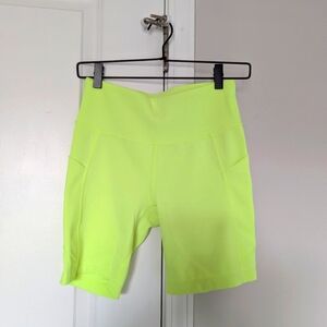 New Balance Neon Yellow Women's Bike Short